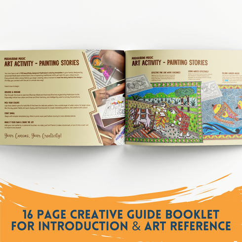 Madhubani Magic Art Kit: Unwind With An Iconic Indian Art Tradition - Playkree